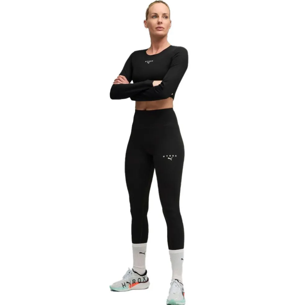 Puma x HYROX SHAPELUXE shirt dames puma black