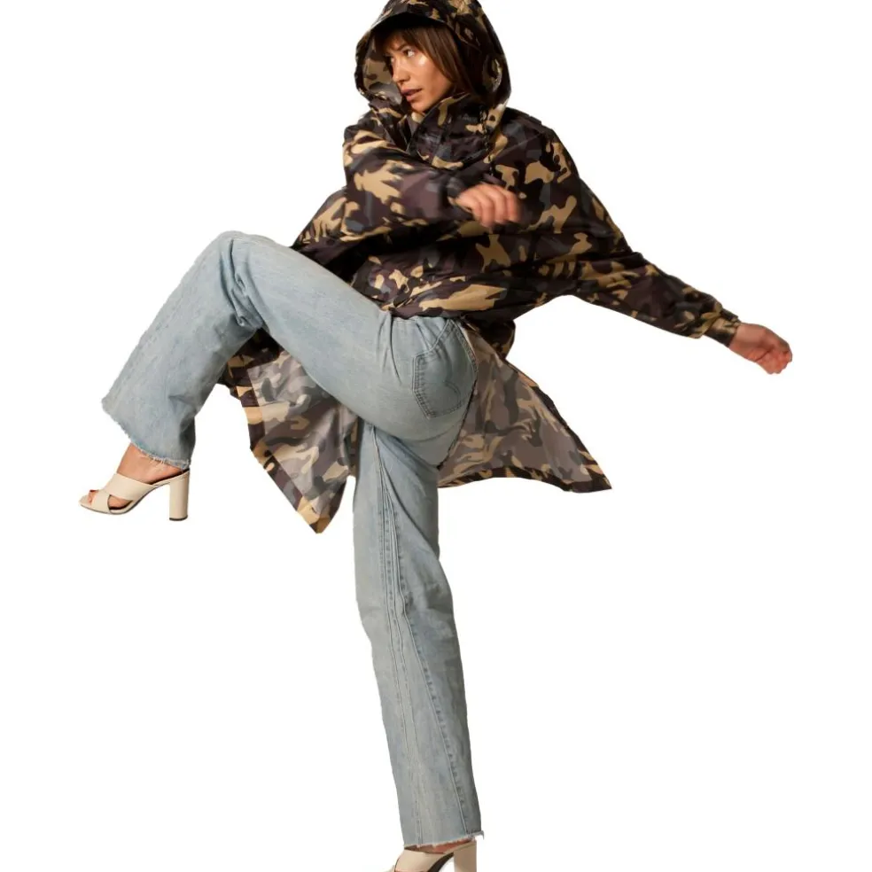 Rainkiss Camo regenponcho multicolour
