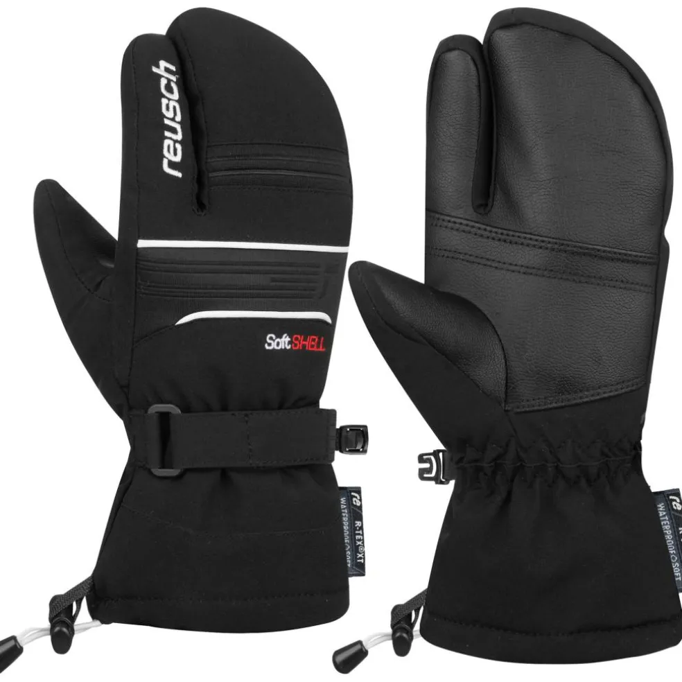 Reusch Kondor R-TEX XT lobster handschoenen junior black white