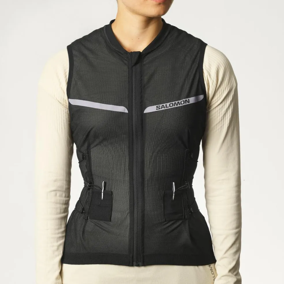 Salomon Flexcell Pro rugbeschermer dames black