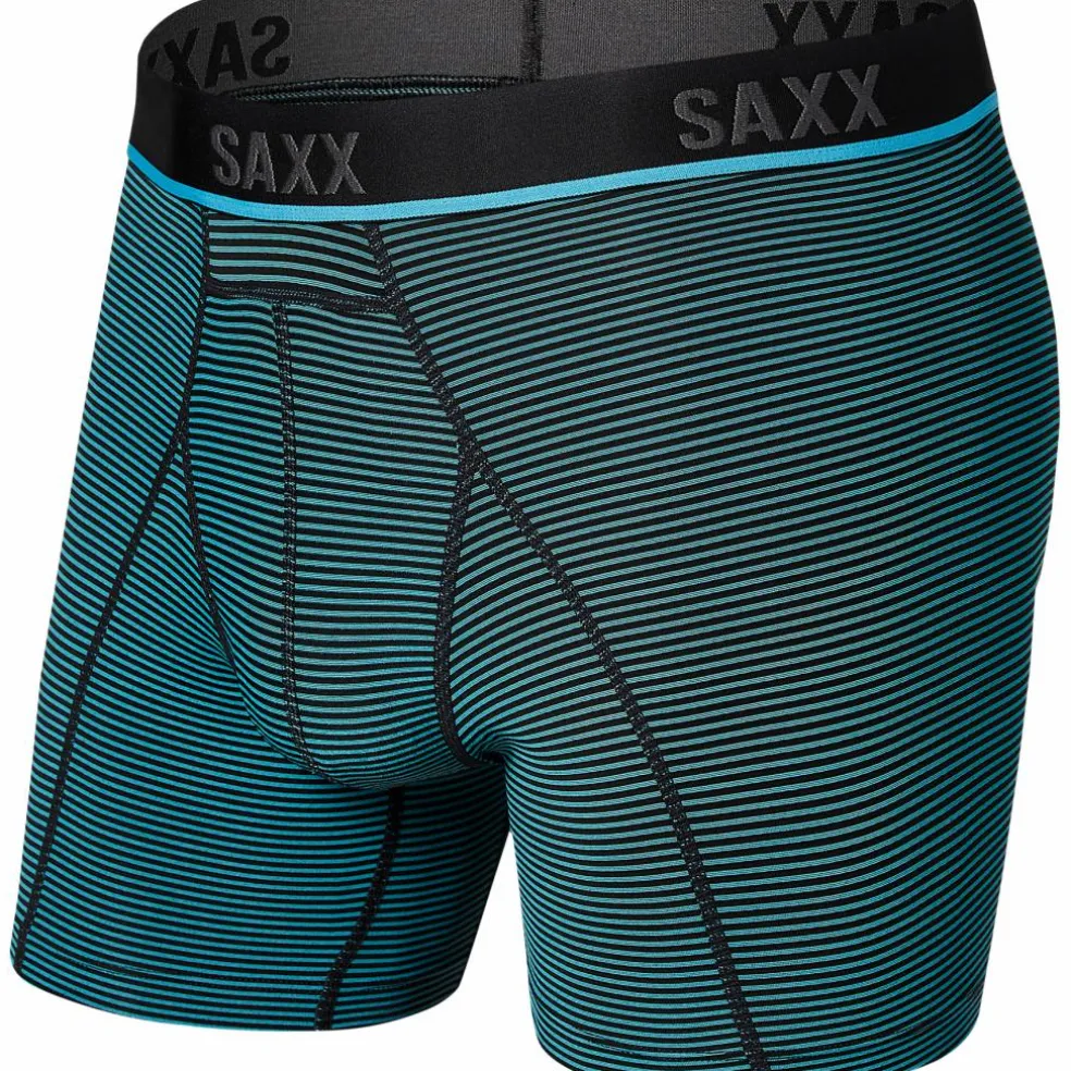 SAXX Kinetic LC mesh onderbroek heren cool blue feed stripe