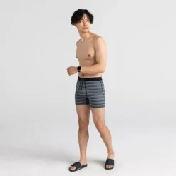 SAXX Quest QD mesh onderbroek heren solar stripe  twilight