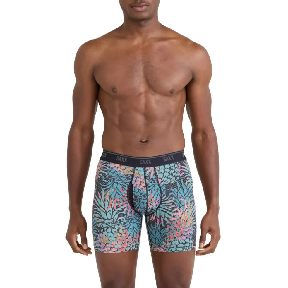 SAXX Quest Quick-Dry Mesh onderbroek heren pineapple patch-multi