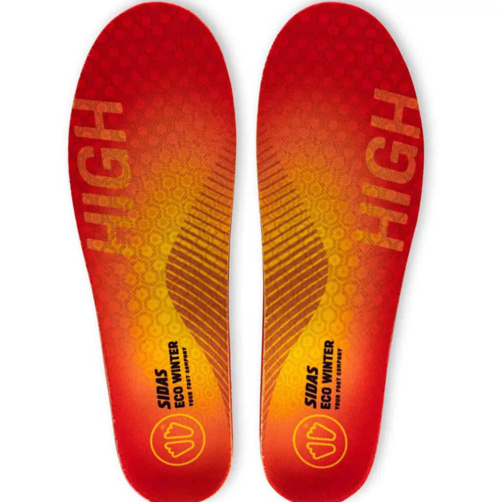 Sidas 3 Feet Eco Winter High Neutral inlegzolen red