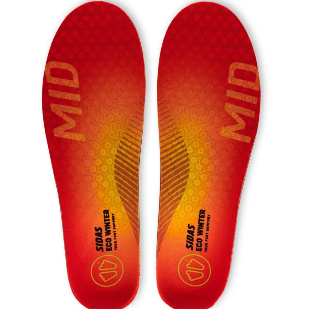 Sidas 3 Feet Eco Winter Mid Neutral inlegzolen red