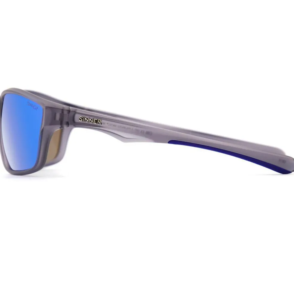 Sinner Eyak Sintec zonnebril smoke icy blue oil matte cry grey
