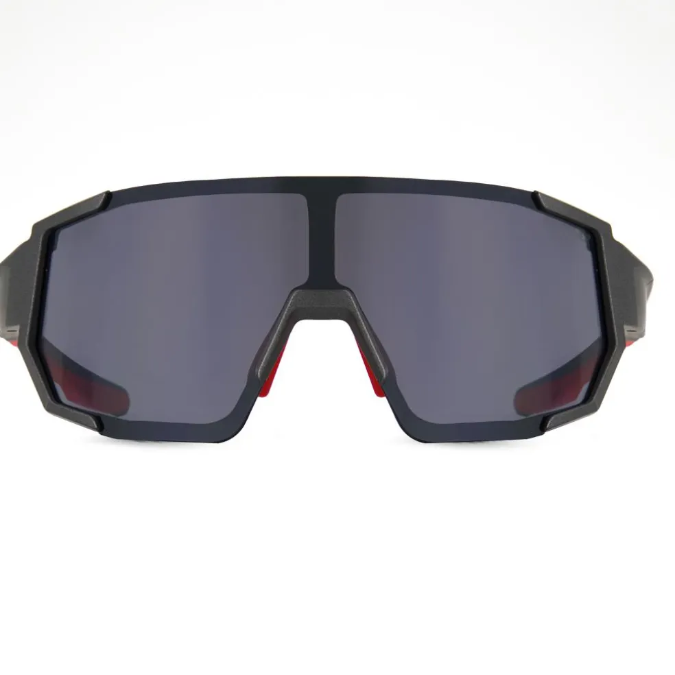 Sinner Viraro zonnebril smoke matte gun metal red