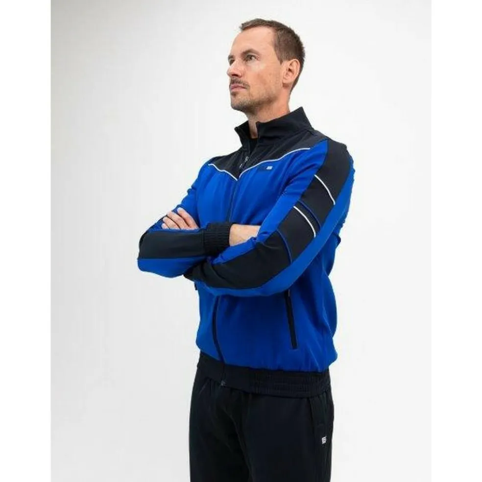Sjeng Sports Alistar trainingsjack heren blue neon