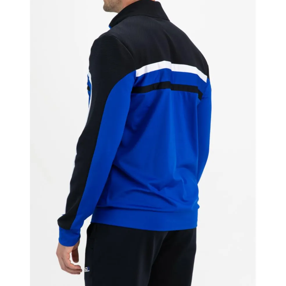 Sjeng Sports Amar trainingsjack heren blue neon
