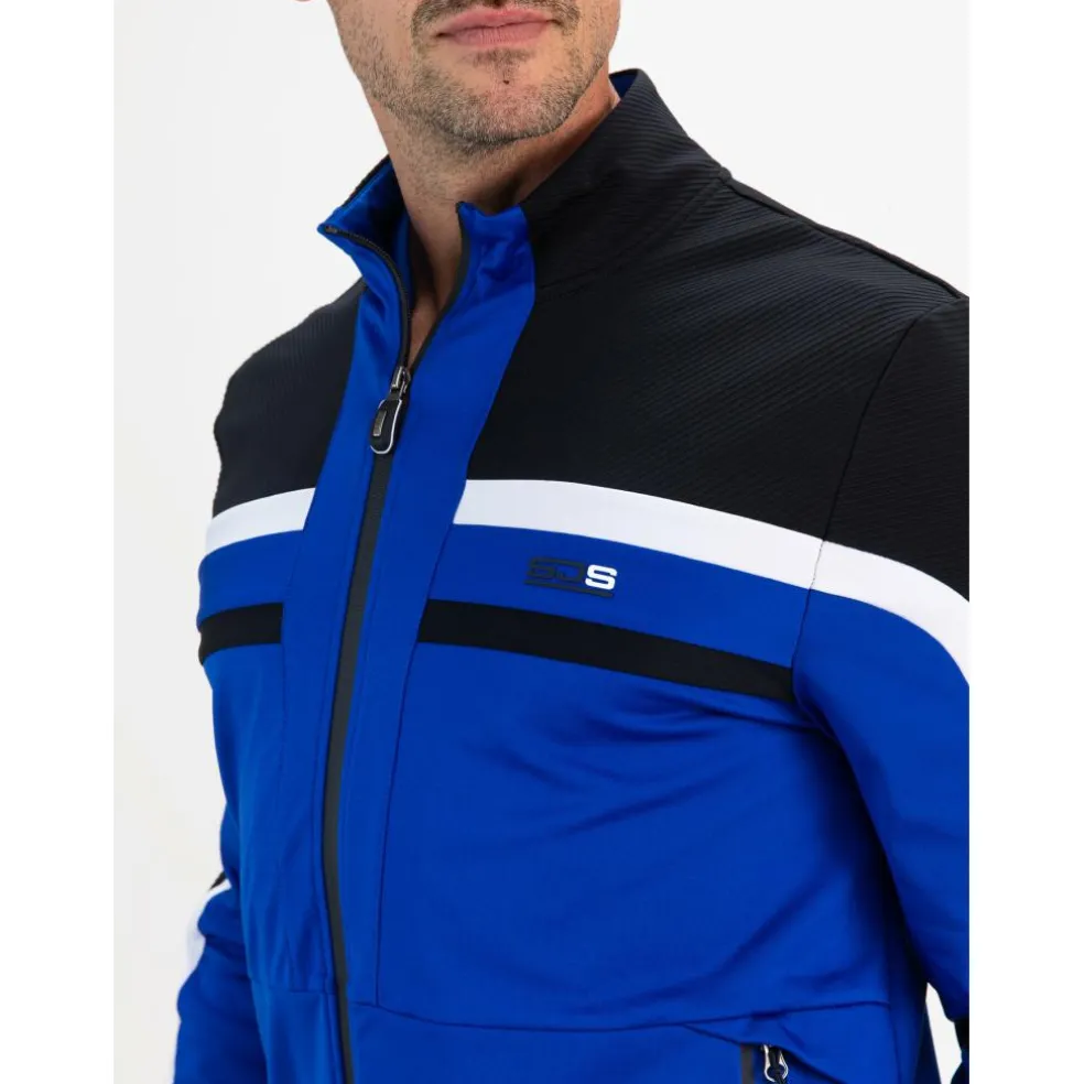 Sjeng Sports Amar trainingsjack heren blue neon