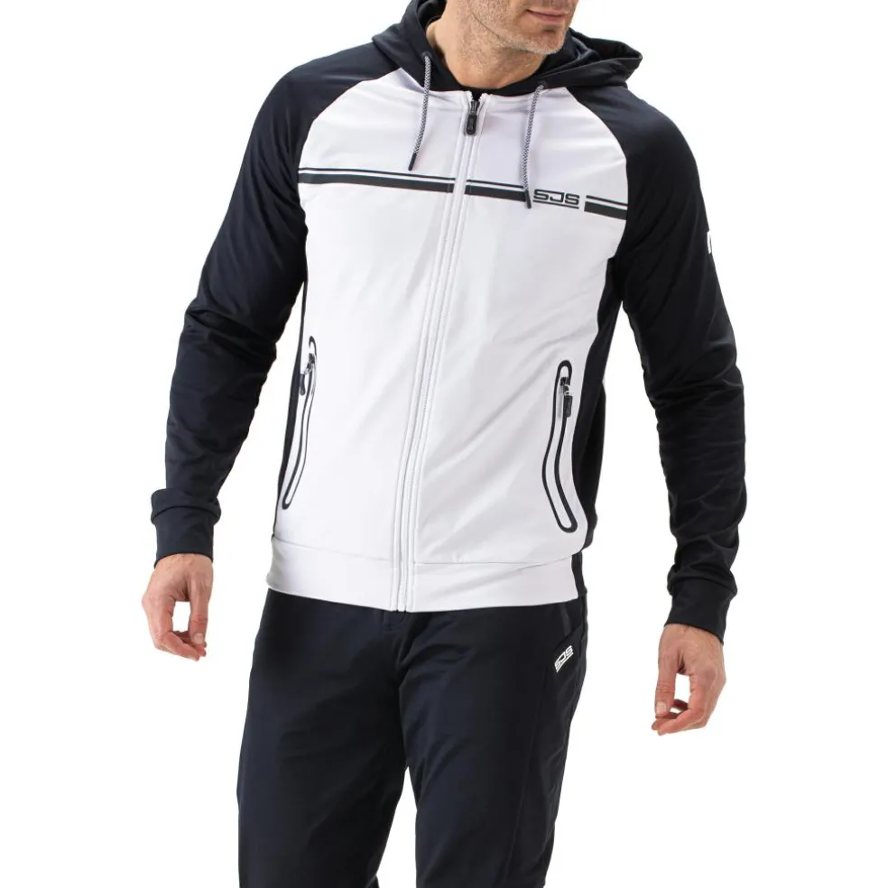 Sjeng Sports Anzel trainingsjack heren real white
