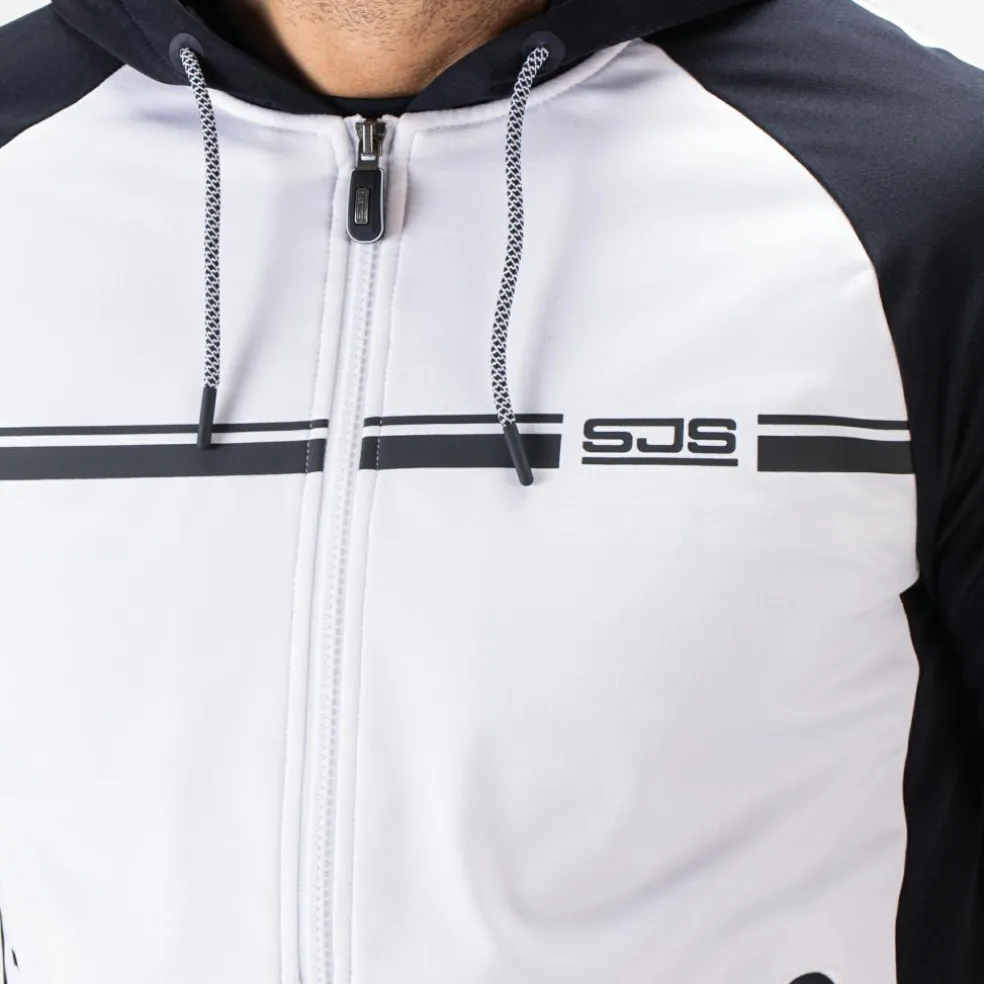 Sjeng Sports Anzel trainingsjack heren real white