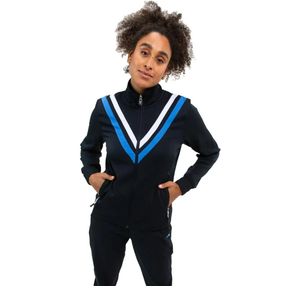 Sjeng Sports Aveli trainingsjack dames dark blue