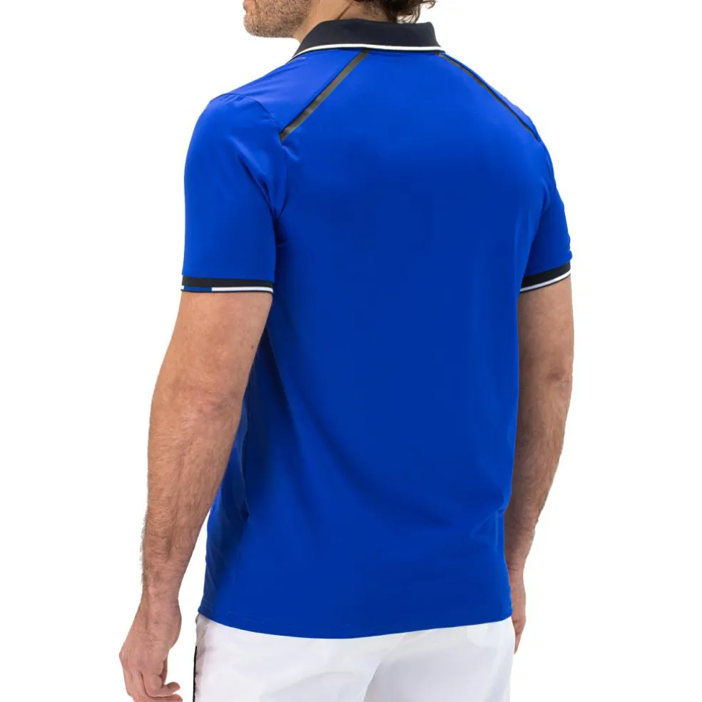 Sjeng Sports Bocar tennispolo heren profond cobalt