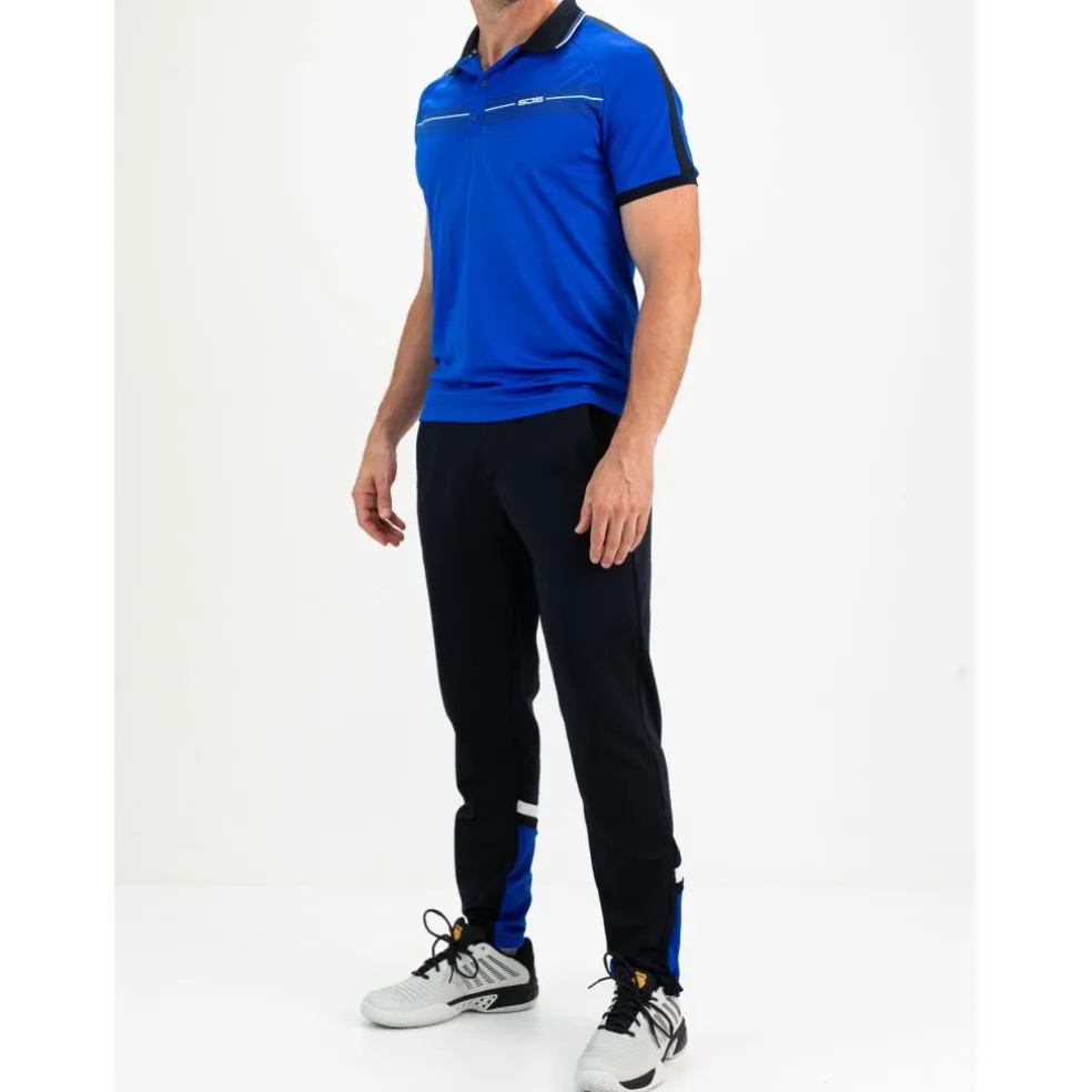 Sjeng Sports Celio tennispolo heren blue neon