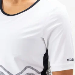 Sjeng Sports  Ise tennisshirt dames real white