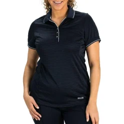 Sjeng Sports Slam plus size tennispolo dames dark blue