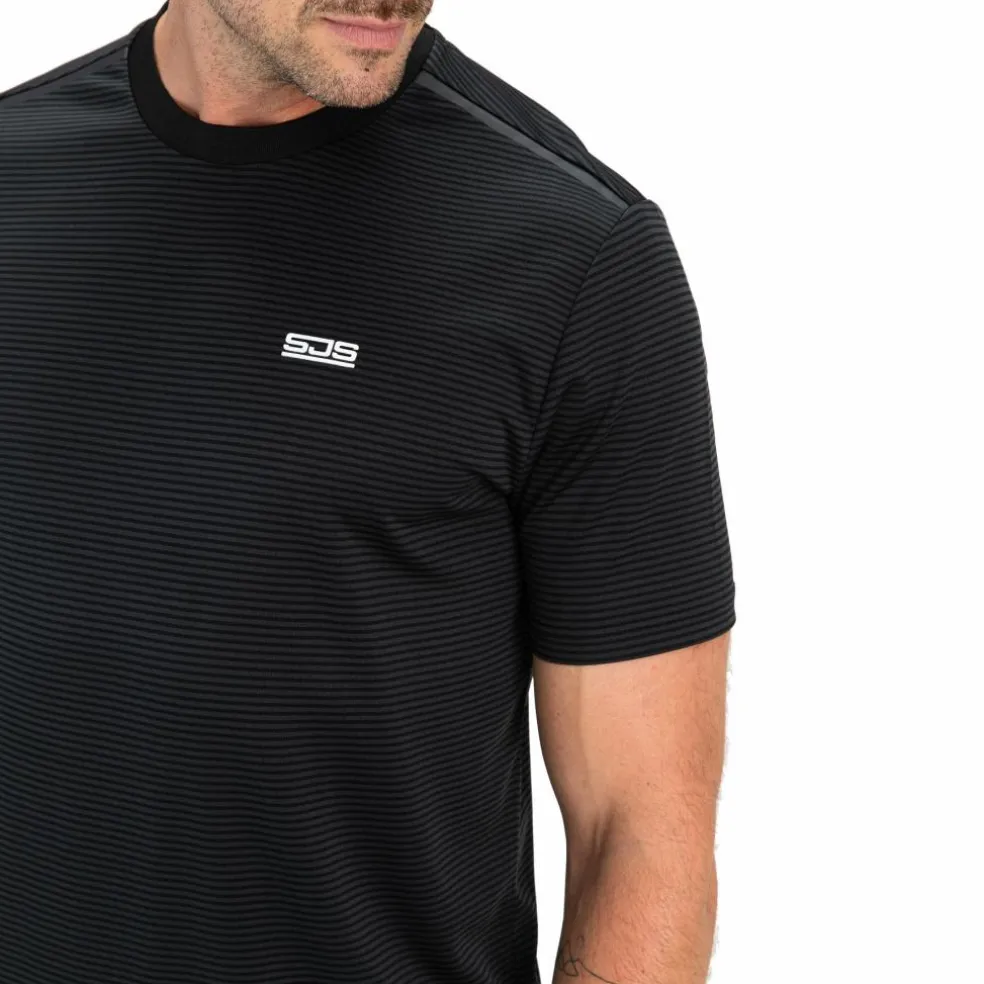 Sjeng Sports Tex tennisshirt heren black