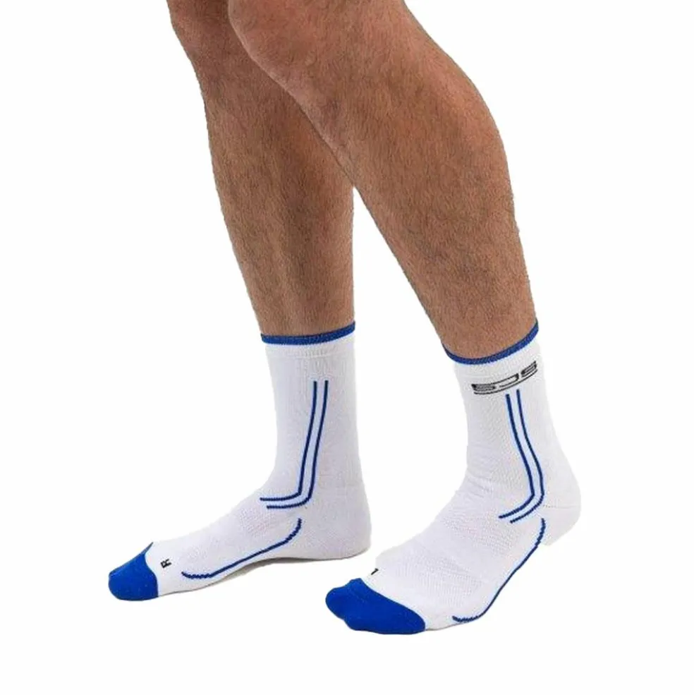 Sjeng Sports Tom tennissokken heren blue neon 2-pack