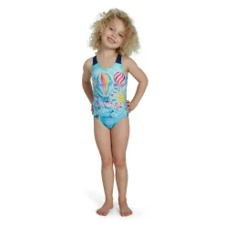Speedo Digital allover badpak junior blue