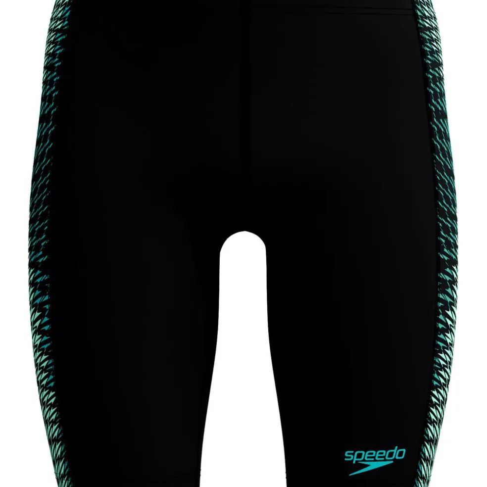 Speedo Endurance+ MAX Tech Panel Jammer zwemboxer heren black turquoise