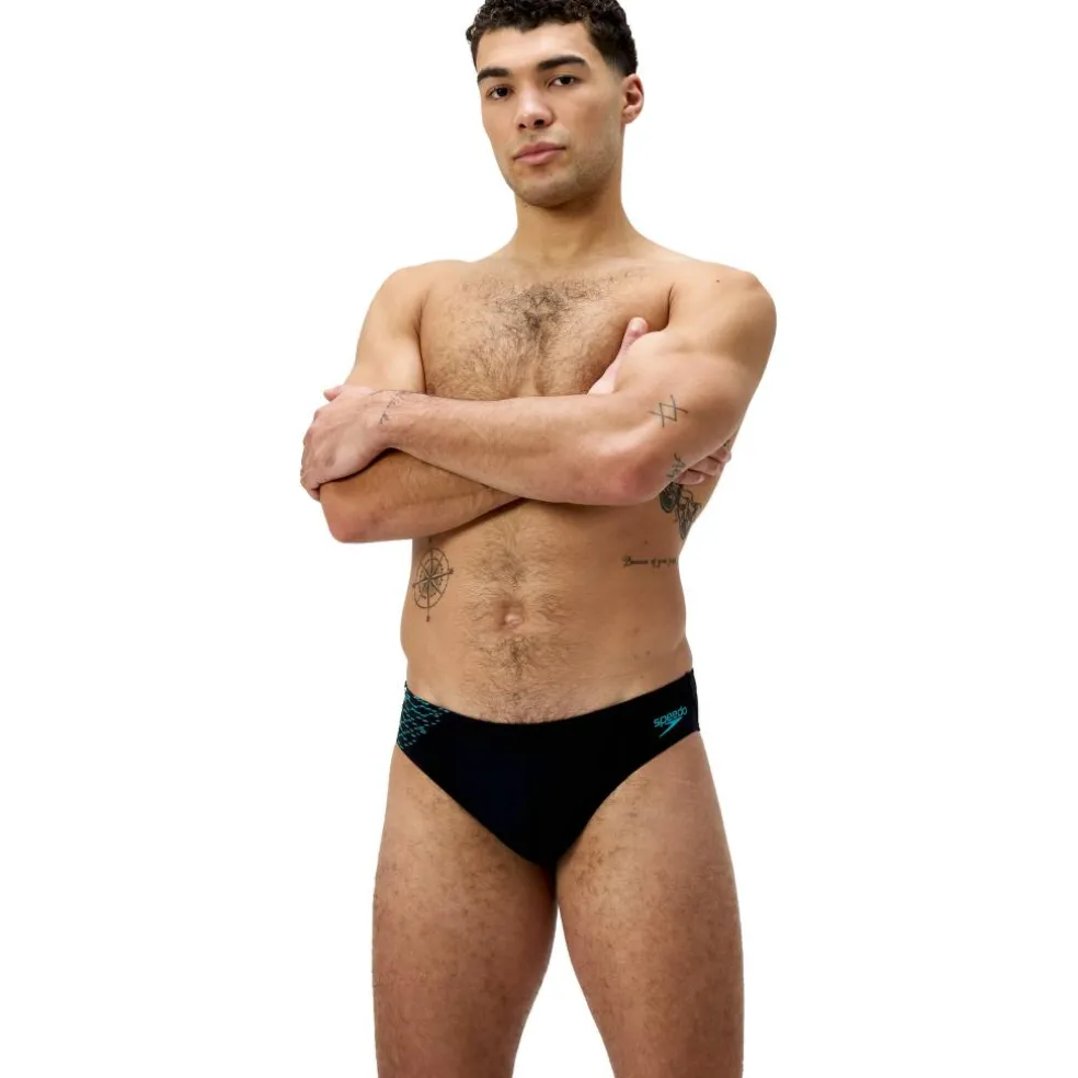 Speedo Endurance+ MAX Tech Panel zwemboxer heren black green