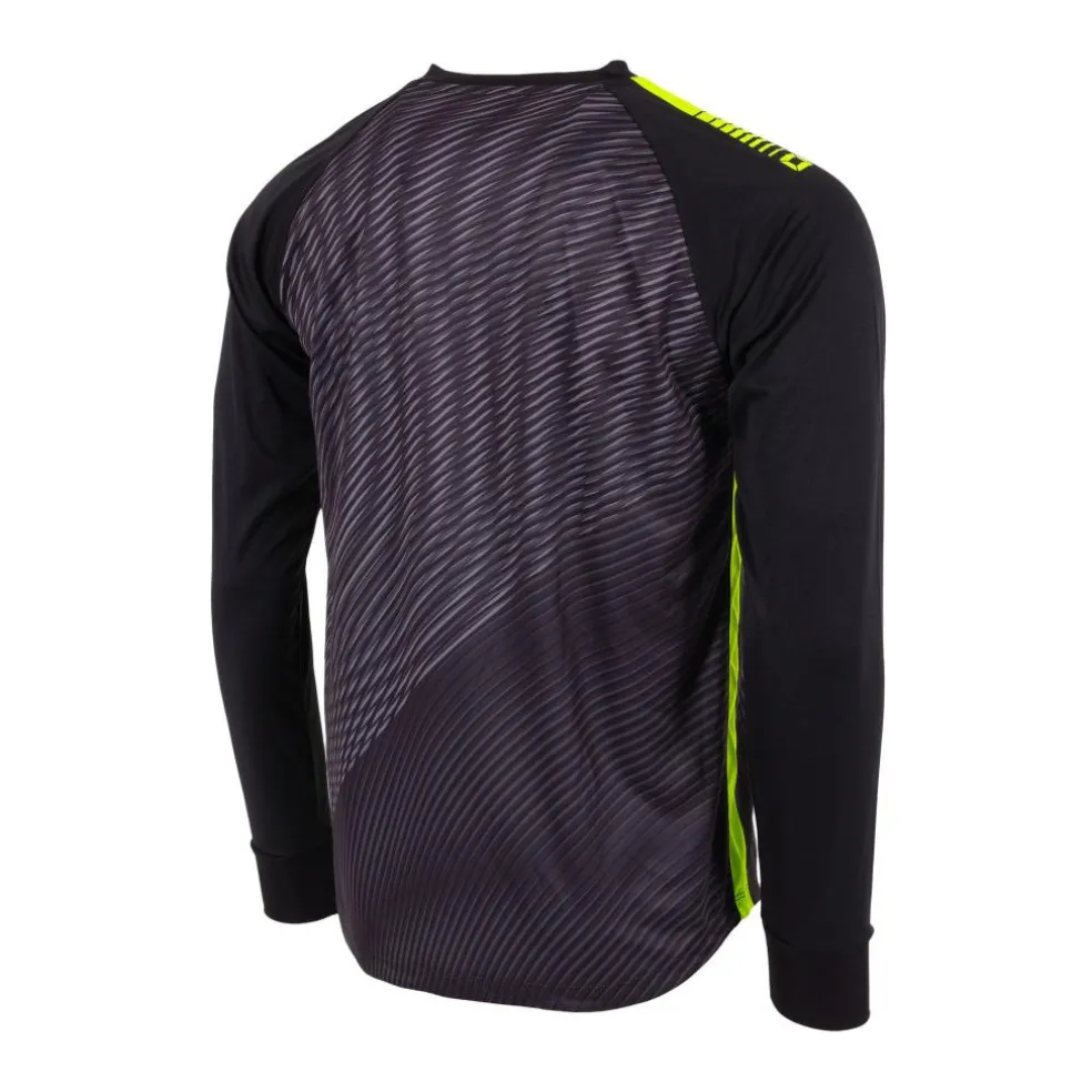 Stanno Vortex keepersshirt heren black neon yellow