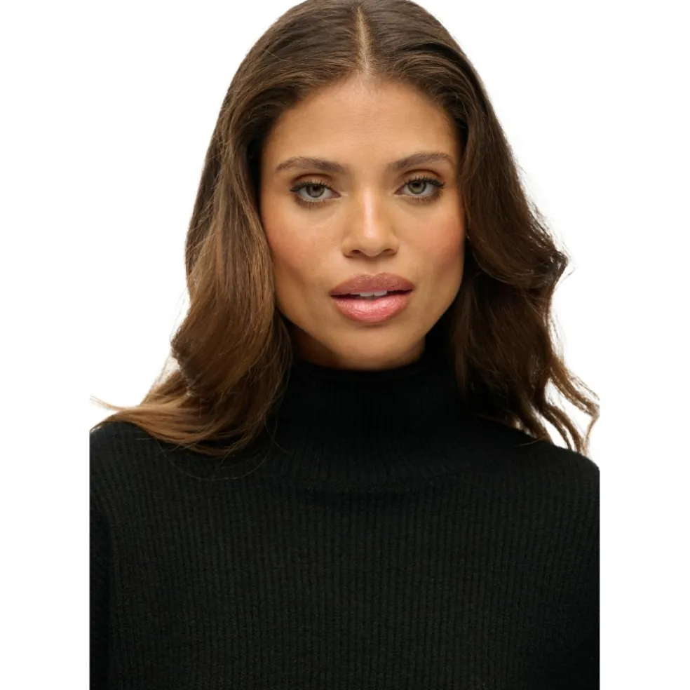 Superdry Slouchy sweater dames black twist