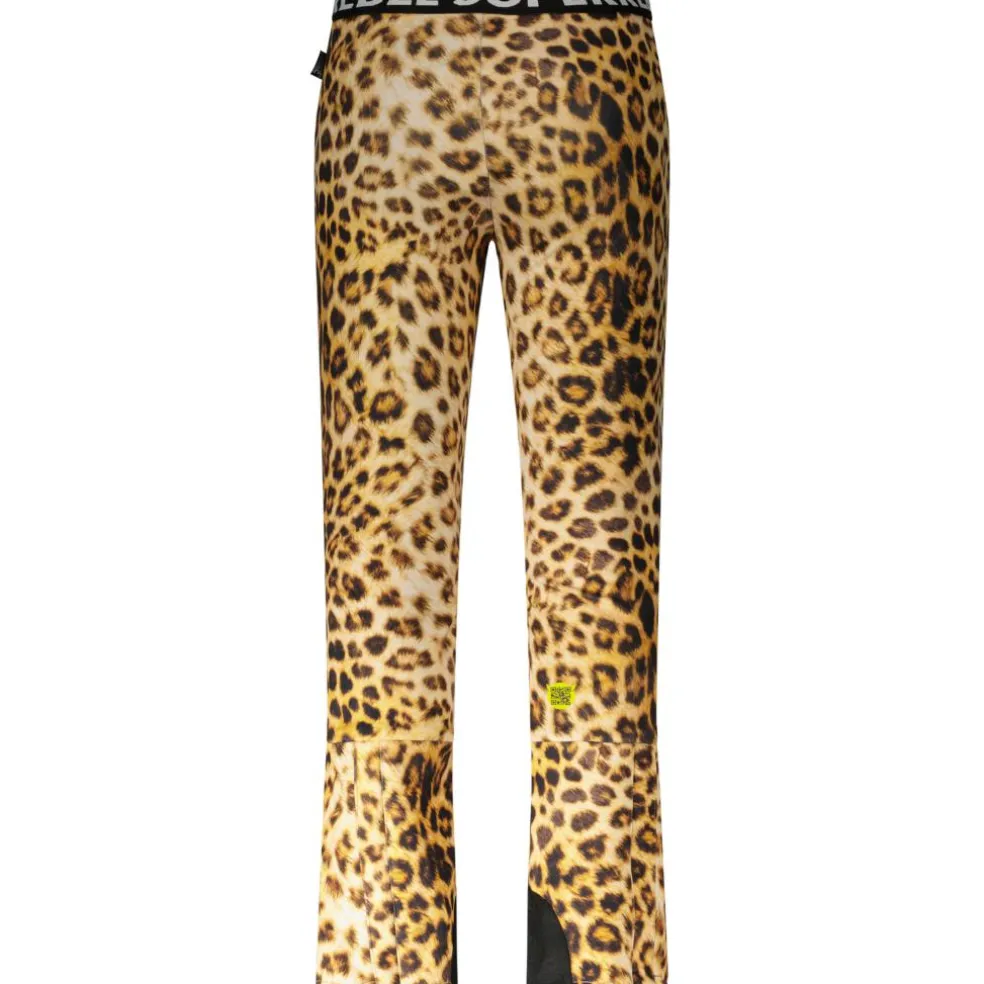 SuperRebel SPEAK skibroek junior brown leopard