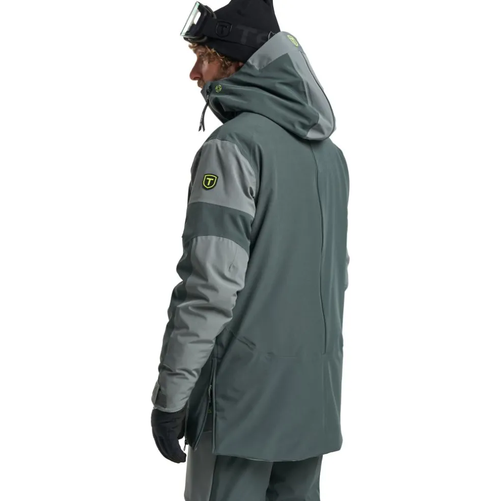Tenson Aerismo JackoRak winterjas heren coal green shell
