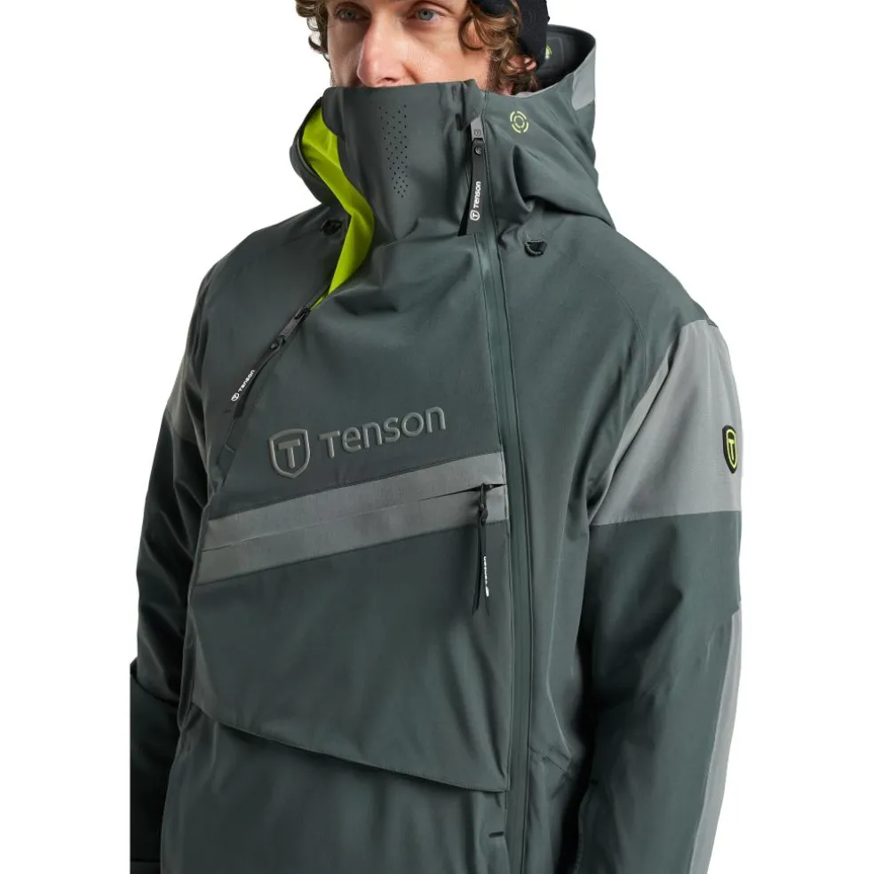 Tenson Aerismo JackoRak winterjas heren coal green shell