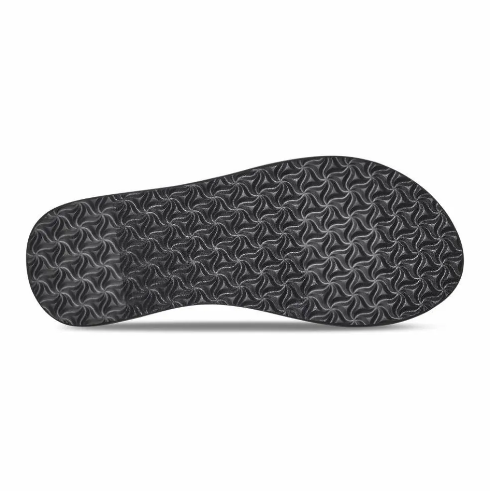 Teva Olowahu slippers dames palms zwart wit