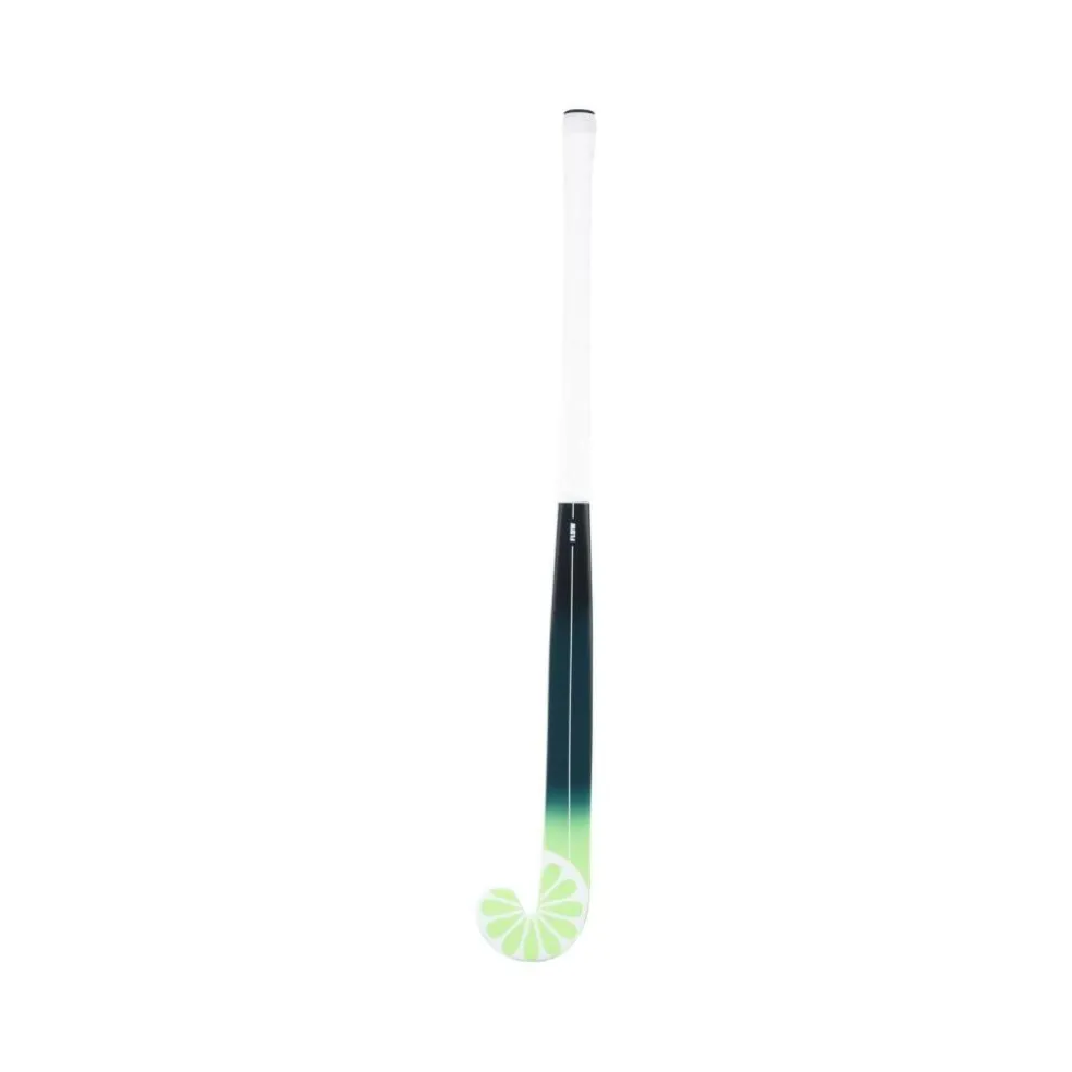 The Indian Maharadja Flow Mid Bow zaalhockeystick junior mulberry wood blue mintgreen