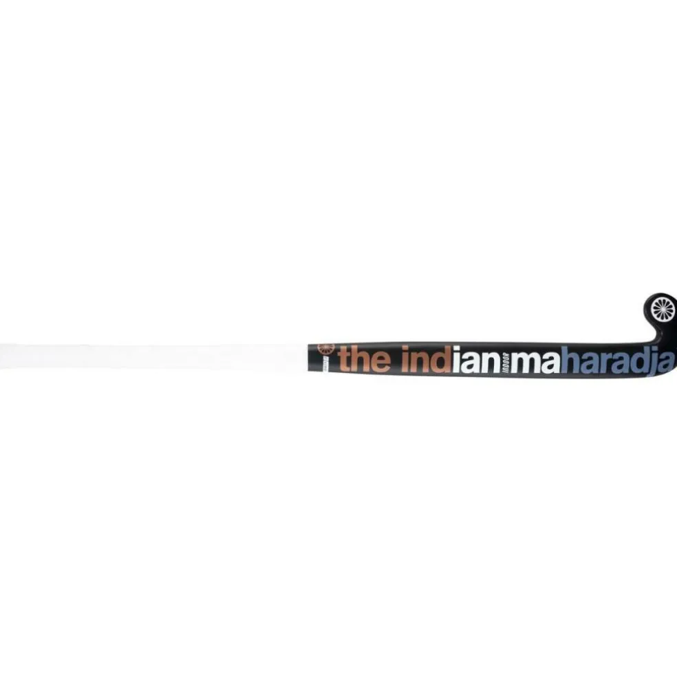 The Indian Maharadja Gravity 10 Mid Bow zaalhockeystick black copper white grey blue
