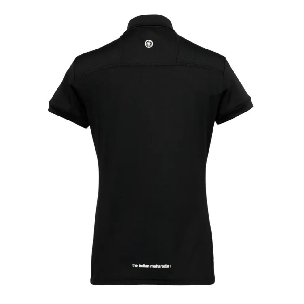 The Indian Maharadja Jaipur Performance Polo hockeyshirt dames black