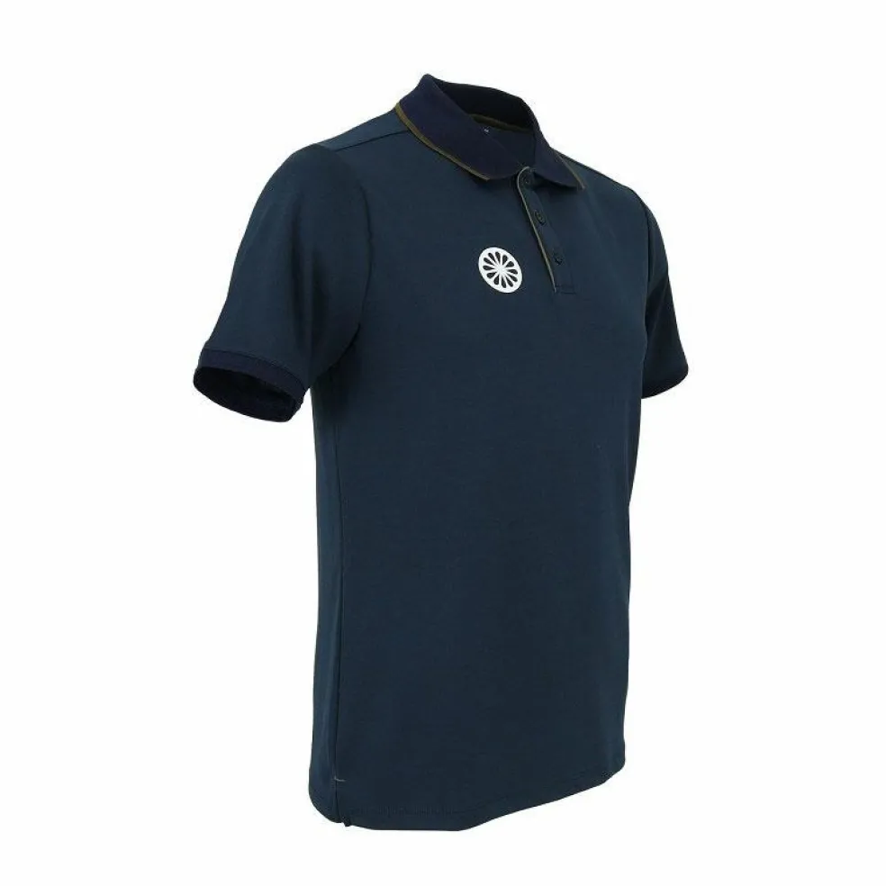 The Indian Maharadja Kadiri Pique tennispolo heren navy