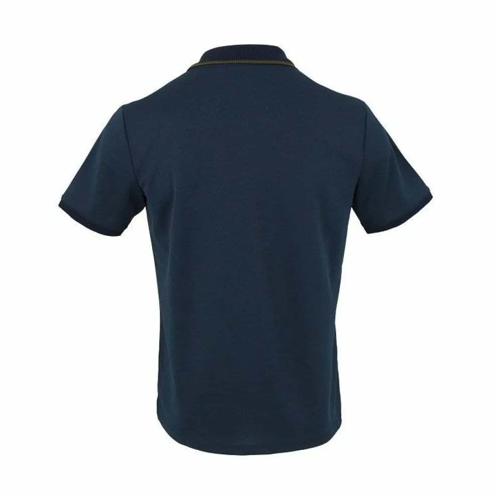 The Indian Maharadja Kadiri Pique tennispolo heren navy