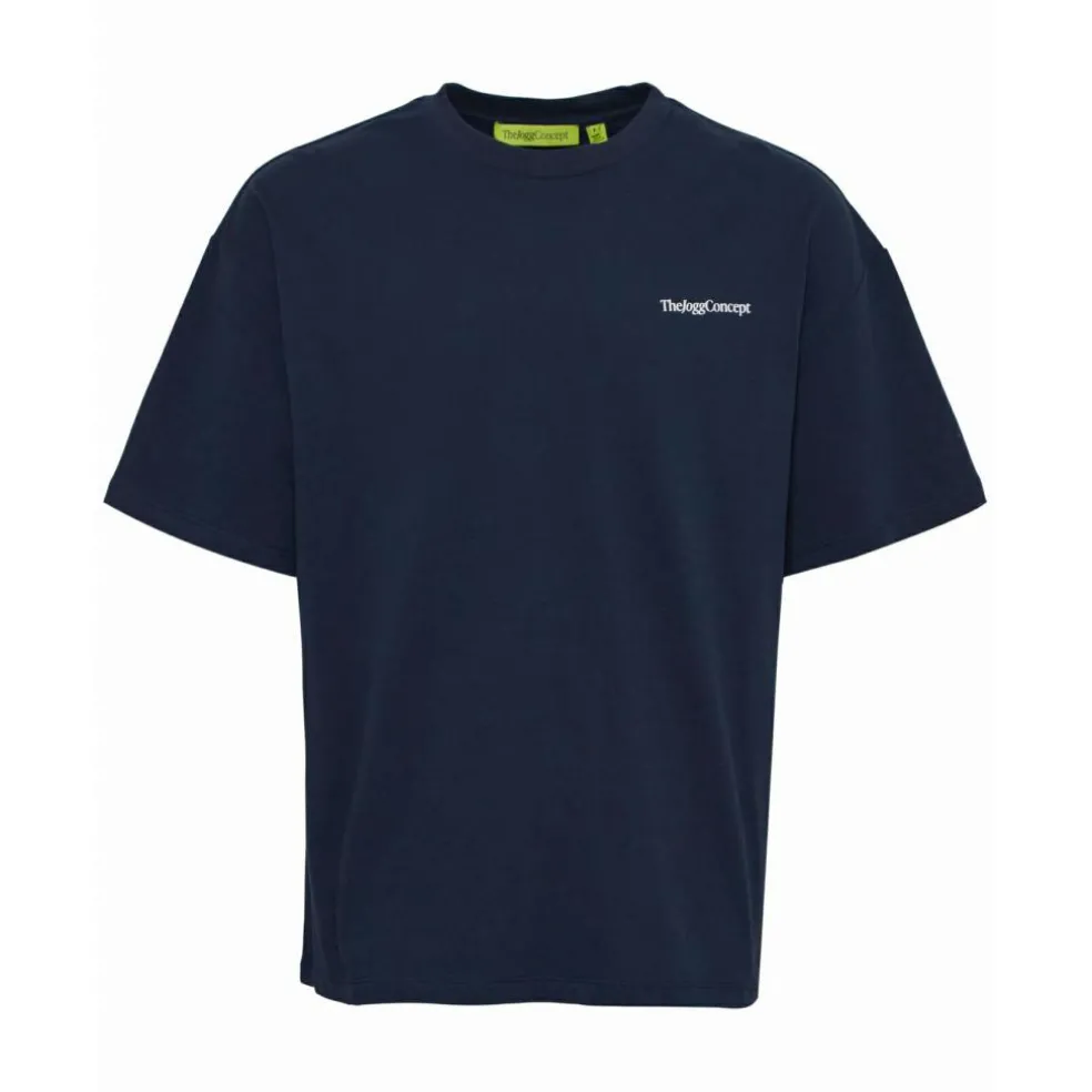 TheJoggConcept Silas shirt heren navy blazer