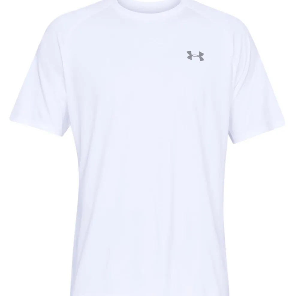 Under Armour Tech 2.0 sportshirt heren white overcast grey