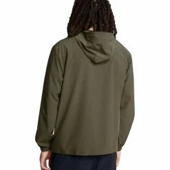Under Armour  Vibe Woven trainingsjack heren marine OD green black