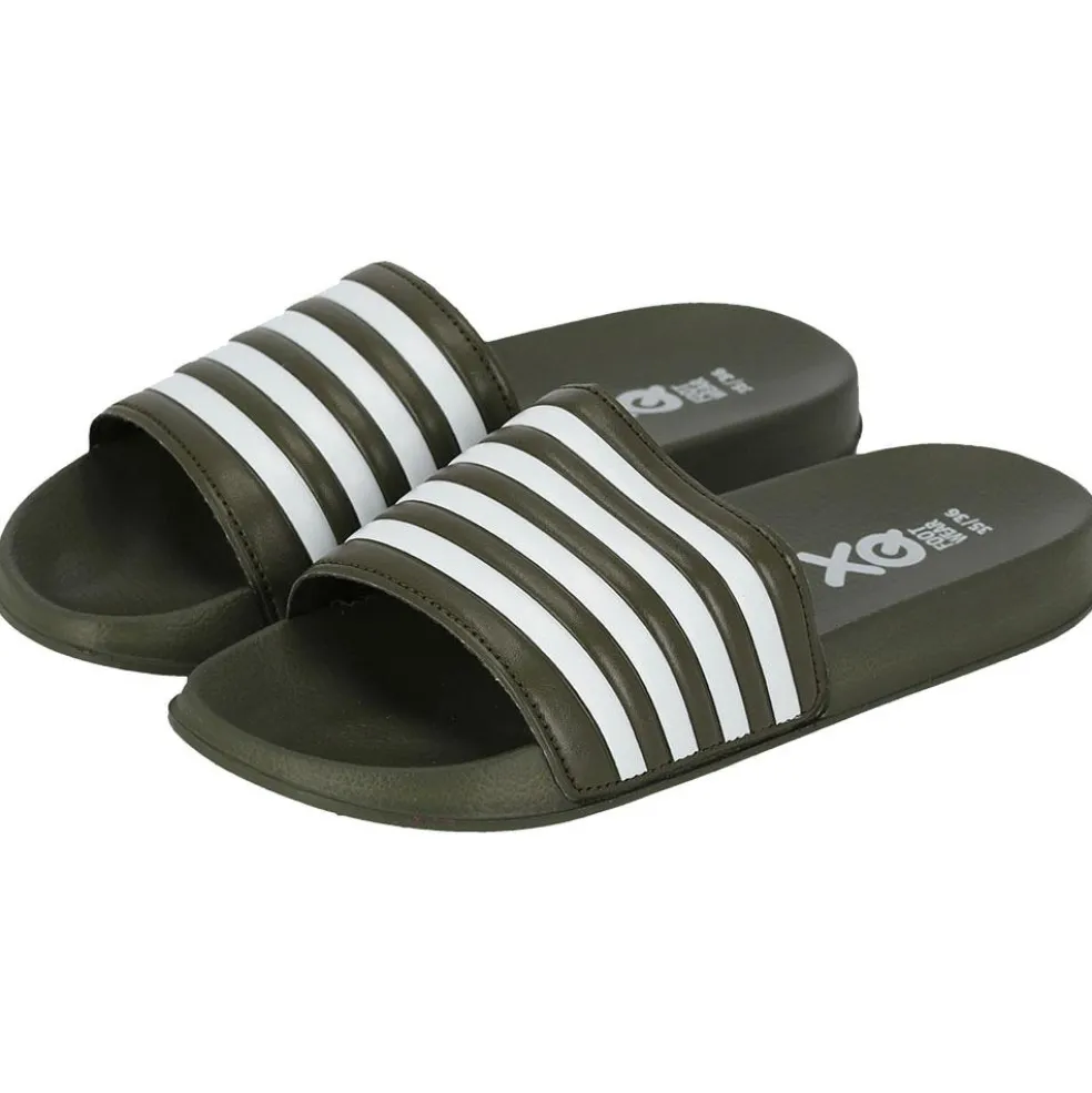 XQ 000133894006 slippers junior green white