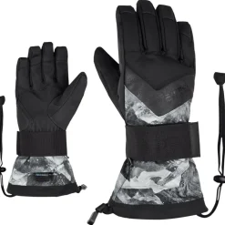 Ziener Milan AS handschoenen heren grey mountain print