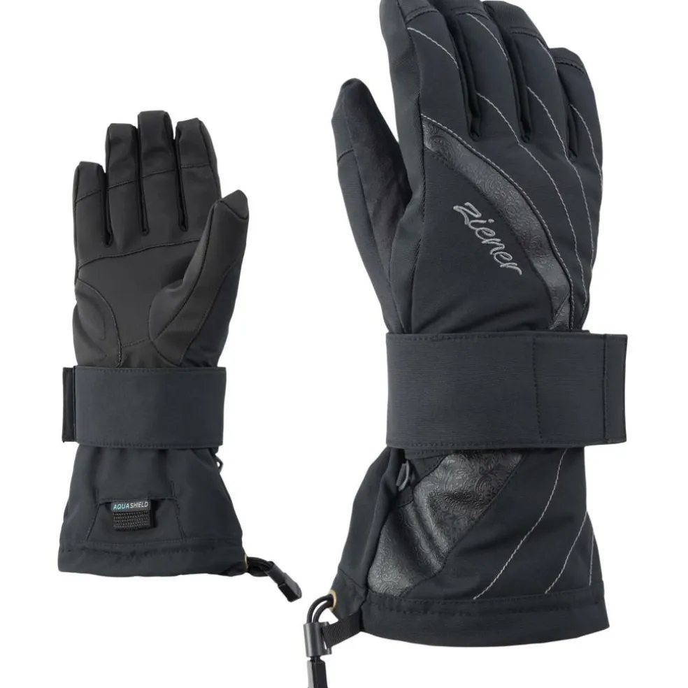 Ziener MILANA AS handschoenen dames black